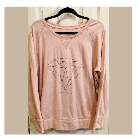 ‼️SOLD‼️Shine Bright Diamond Print Sweatshirt XL - Picture 4 of 7